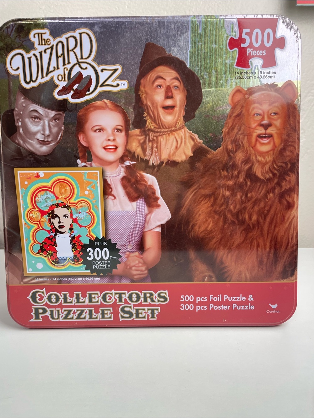 Wizard of Oz Collectors Puzzle Set - Red/Brown